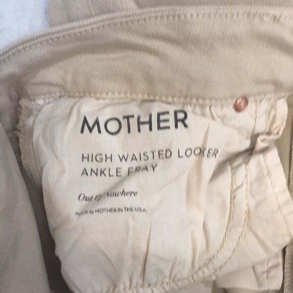 MOTHER High Waisted looker ankle fray - Size 27 - Picture 7 of 10